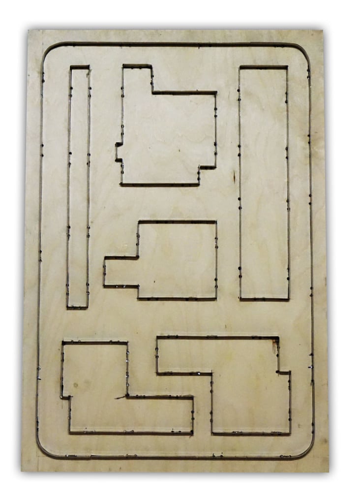 Tall precision-cut foam insert